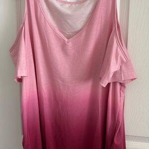 Pink Ombre Women's Top